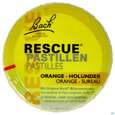 Sie sehen eine Packung Rescura Pastillen Orange-holunder 50g, Produktbild: 01 Rescura Pastillen Orange-holunder 50g, A-Nr.: 4089215 - 01
