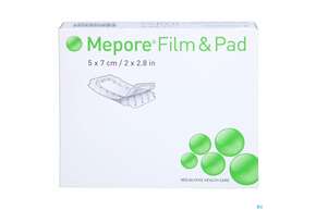 Mepore/film +pad/pharm 5x 7cm 5st, A-Nr.: 3743782 - 01