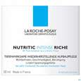 Sie sehen eine Packung La Roche Posay Gesichtspflege Nutritic/intense Trockene Haut Riche Tube 50ml, Produktbild: 01 La Roche Posay Gesichtspflege Nutritic/intense Trockene Haut Riche Tube 50ml, A-Nr.: 4083916 - 01
