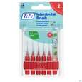 Sie sehen eine Packung Tepe Interdentalbuersten 0,5mm Rot 6st, Produktbild: 02 Tepe Interdentalbuersten 0,5mm Rot 6st, A-Nr.: 3698449 - 02