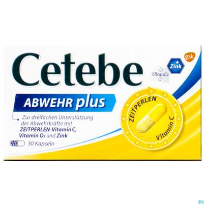 Cetebe Abwehr Plus Kapseln 30st, A-Nr.: 4171081 - 01