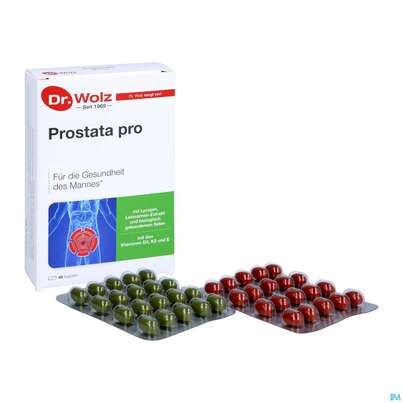 Sie sehen eine Packung Prostata Kapseln Pro -dr.wolz Nr.60651 40st, Produktbild: 05 Prostata Kapseln Pro -dr.wolz Nr.60651 40st, A-Nr.: 4151368 - 05
