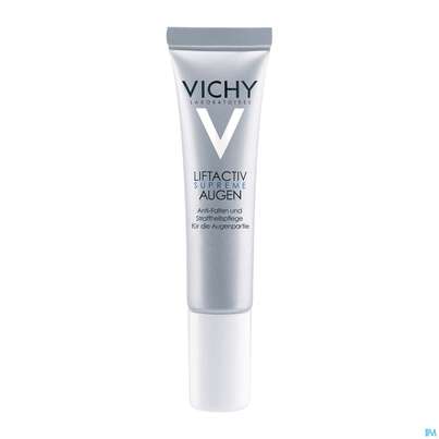 Sie sehen eine Packung Vichy Liftactiv Augenpflege 15ml, Produktbild: 05 Vichy Liftactiv Augenpflege 15ml, A-Nr.: 3894340 - 05