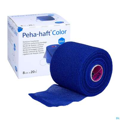 Peha-haft Color Latexfrei Blue 20mx 8cm 1st, A-Nr.: 3879837 - 07