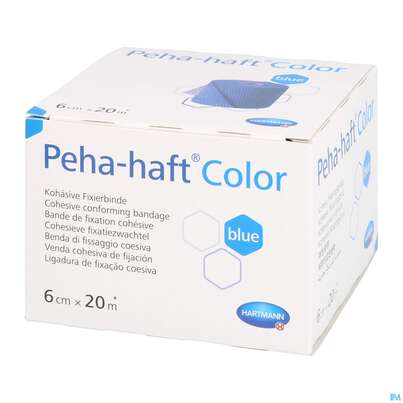 Peha-haft Color Latexfrei Blue 20mx 6cm 1st, A-Nr.: 3879820 - 02