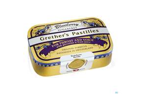 Grether&amp;#039;s Pastilles Blueberry Zuckerfrei 110g, A-Nr.: 3869721 - 01