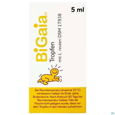 Lactobacillus/reuteri Prot. Bigaia Probiotische Tropfen 5ml, A-Nr.: 3864758 - 02