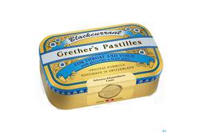 Grether&amp;#039;s Pastilles Blackcurrant Zuckerhaltig 110g, A-Nr.: 1234705 - 01