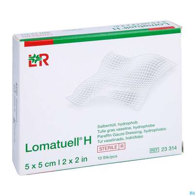 Salbenverband Lomatuell-h 5x 5cm 10st, A-Nr.: 2029054 - 03