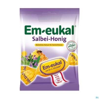 Em-eukal Bonbons Zuckerhaltig Salbei/honig 75g, A-Nr.: 3841728 - 01