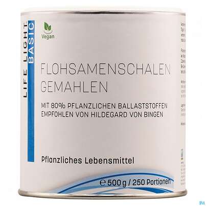 Flohsamenschalen Gemahlen Life Light 500g, A-Nr.: 1752423 - 01