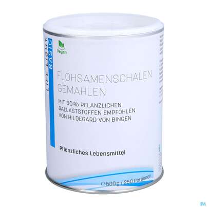 Flohsamenschalen Gemahlen Life Light 500g, A-Nr.: 1752423 - 03