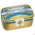 Sie sehen eine Packung Grether's Pastilles Blackcurrant Zuckerfrei 440g, Produktbild: 01 Grether's Pastilles Blackcurrant Zuckerfrei 440g, A-Nr.: 1747215 - 01