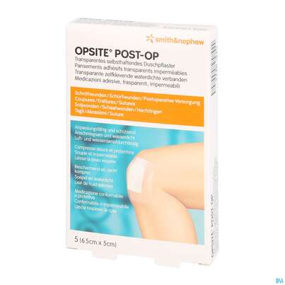 Wundverband Opsite Post-op 5x 6,5cm 5st, A-Nr.: 1713475 - 05