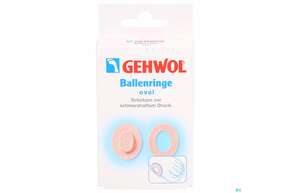 Sie sehen eine Packung Gehwol Ballenringe Oval Nr 64154 6st, Produktbild: 01 Gehwol Ballenringe Oval Nr 64154 6st, A-Nr.: 1022771 - 01