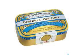 Grether&amp;#039;s Pastilles Blackcurrant Zuckerfrei 110g, A-Nr.: 1704973 - 01