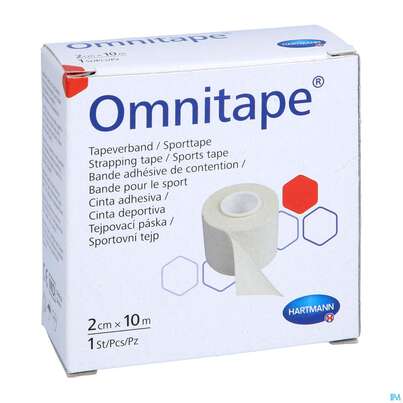 Sie sehen eine Packung Omnitape 10mx 2cm 1st, Produktbild: 06 Omnitape 10mx 2cm 1st, A-Nr.: 1520322 - 06