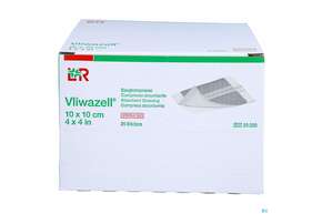 Vliwazell Saugkompresse Steril 10x 10cm 25st, A-Nr.: 0666035 - 01