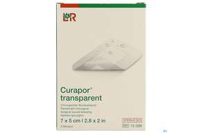 Wundverband Curapor Steril Transparent 5x 7cm 5st, A-Nr.: 2850205 - 01