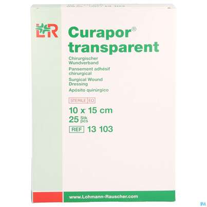 Wundverband Curapor Steril Transparent 10x 15cm 25st, A-Nr.: 2850240 - 01