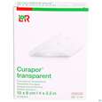 Sie sehen eine Packung Wundverband Curapor Steril Transparent 10x 8cm 25st, Produktbild: 01 Wundverband Curapor Steril Transparent 10x 8cm 25st, A-Nr.: 2850234 - 01