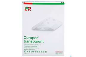 Wundverband Curapor Steril Transparent 10x 8cm 5st, A-Nr.: 2850228 - 01