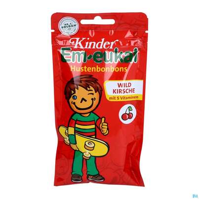 Em-eukal Bonbons Zuckerhaltig/kinder Wildkirsche 75g, A-Nr.: 0232791 - 01