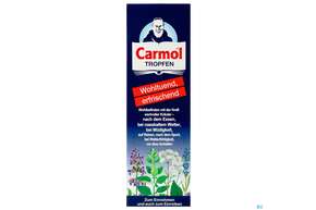Sie sehen eine Packung Carmol Tropfen 160ml, Produktbild: 01 Carmol Tropfen 160ml, A-Nr.: 0155085 - 01