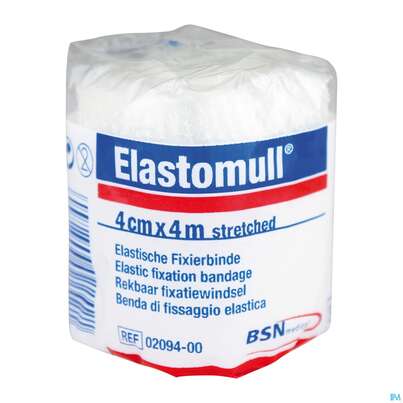 Elastische Binden Elastomull Einzeln Verpackt 4mx 4cm 1st, A-Nr.: 0191460 - 01