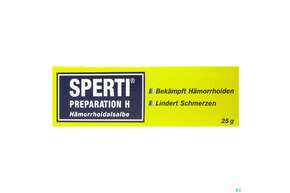 Sperti Preparation-h Haemorrhoidalsalbe 25g, A-Nr.: 1351084 - 01