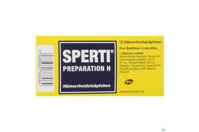 Sperti Preparation-h Haemorrhoidalsupp 12st, A-Nr.: 0766067 - 01