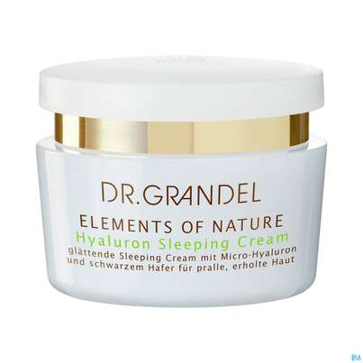 Sie sehen eine Packung Dr.grandel Elements Of Nature Hyaluron Sleeping Night Cream Nr.41 50ml, Produktbild: 01 Dr.grandel Elements Of Nature Hyaluron Sleeping Night Cream Nr.41 50ml, A-Nr.: 4769246 - 01