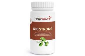 Sie sehen eine Packung kingnature Q10 STRONG, Produktbild: 01 kingnature Q10 STRONG, A-Nr.: 5667602 - 01