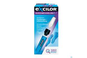 Sie sehen eine Packung Excilor Warzenbehandlung 2in1 1pk, Produktbild: 01 Excilor Warzenbehandlung 2in1 1pk, A-Nr.: 5246591 - 01