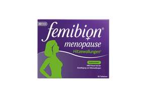 Sie sehen eine Packung Femibion® Menopause Hitzewallungen, Produktbild: 01 Femibion® Menopause Hitzewallungen, A-Nr.: 5838297 - 01