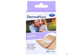 Sie sehen eine Packung Dermaplast Sensitive 6x 10cm 10st, Produktbild: 01 Dermaplast Sensitive 6x 10cm 10st, A-Nr.: 3047203 - 01