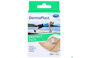 Sie sehen eine Packung Dermaplast Protect 6x 10cm 10st, Produktbild: 01 Dermaplast Protect 6x 10cm 10st, A-Nr.: 3047232 - 01