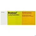 Sie sehen eine Packung Bradosol Lutschtabl 40st, Produktbild: 01 Bradosol Lutschtabl 40st, A-Nr.: 3695037 - 01