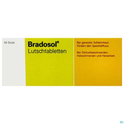 Bradosol Lutschtabl 40st, A-Nr.: 3695037 - 01