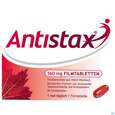 Sie sehen eine Packung Antistax Filmtabl 360mg 30st, Produktbild: 01 Antistax Filmtabl 360mg 30st, A-Nr.: 3520415 - 01
