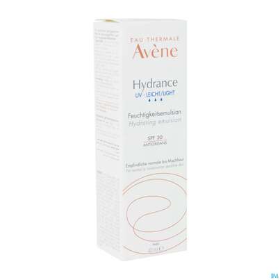 Sie sehen eine Packung Avene Hydrance Emulsion Leicht Uv Spf30 40ml, Produktbild: 04 Avene Hydrance Emulsion Leicht Uv Spf30 40ml, A-Nr.: 5179038 - 04