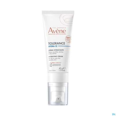 Sie sehen eine Packung Avene Tolerance/hydra-10 Creme 40ml, Produktbild: 08 Avene Tolerance/hydra-10 Creme 40ml, A-Nr.: 5675702 - 08