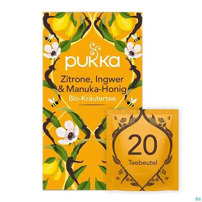 Bio Pukka Zitrone, Ingwer &amp; Manuka-honig 20 Filterbeutel, A-Nr.: 4407678 - 11