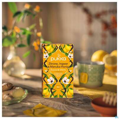 Bio Pukka Zitrone, Ingwer &amp; Manuka-honig 20 Filterbeutel, A-Nr.: 4407678 - 14