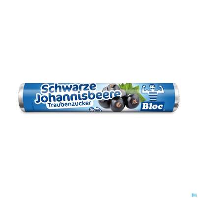 Bloc Traubenzucker Rollen Johannisbeere 42g, A-Nr.: 0753231 - 02