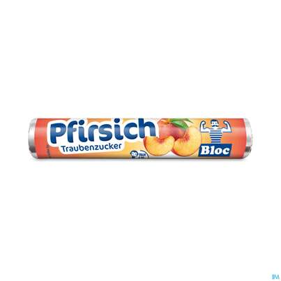 Bloc Traubenzucker Rollen Pfirsich 42g, A-Nr.: 2198331 - 02