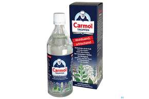Sie sehen eine Packung Carmol Tropfen 20ml, Produktbild: 01 Carmol Tropfen 20ml, A-Nr.: 5005769 - 01