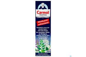Sie sehen eine Packung Carmol Tropfen 80ml, Produktbild: 01 Carmol Tropfen 80ml, A-Nr.: 5005781 - 01