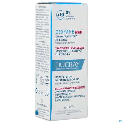 Sie sehen eine Packung Ducray Dexyane Med Creme Neu 30ml, Produktbild: 05 Ducray Dexyane Med Creme Neu 30ml, A-Nr.: 5676417 - 05