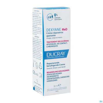Sie sehen eine Packung Ducray Dexyane Med Creme Neu 30ml, Produktbild: 06 Ducray Dexyane Med Creme Neu 30ml, A-Nr.: 5676417 - 06